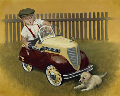 Framed 1937 Steelcraft Dodge Print