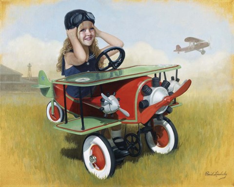 Framed 1926 Steelcraft By-Plane Print