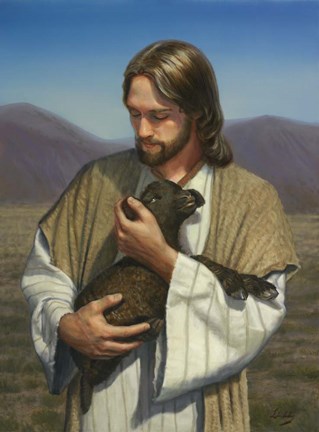 Framed Lost Lamb Print