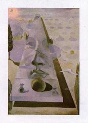 Framed Apparition of the Face of Aphrodite of Knidos, c.1981 Print