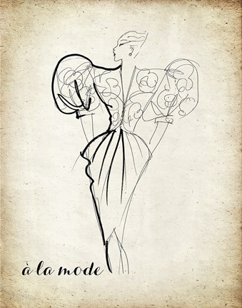 Framed Couture Concepts I Print
