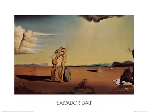 Framed Nude in the Desert, c.1948 Print