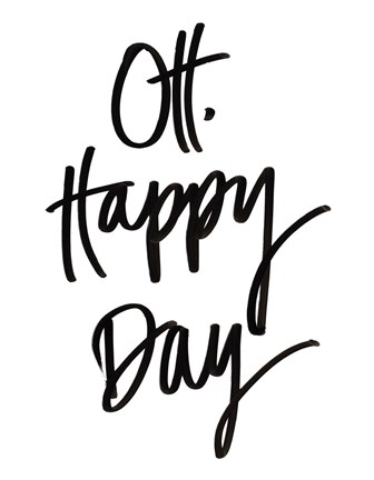 Framed Oh Happy Day Print