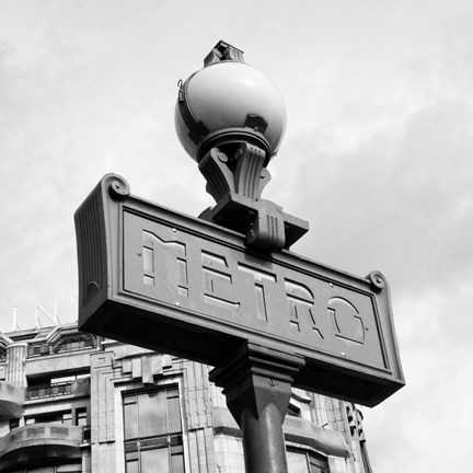 Framed Paris Scene III Print