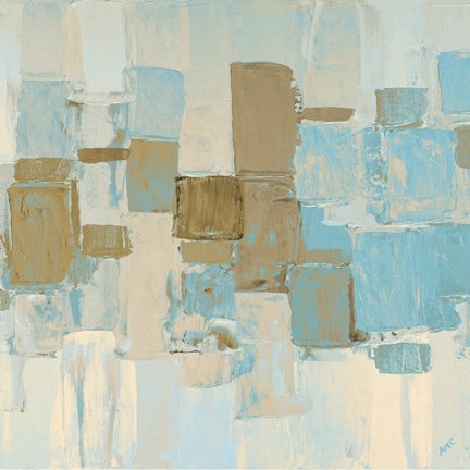 Framed Muted Rhizome Square II Print