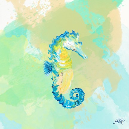 Framed Watercolor Sea Creatures III Print