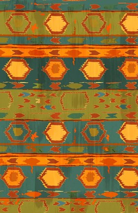 Framed Southwest Design III Print