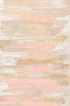 Framed Blush Rhizome Print