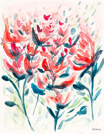 Framed Wild Flowers I Print