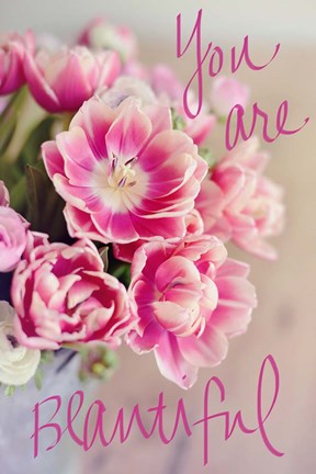 Framed You Are Beautiful Print