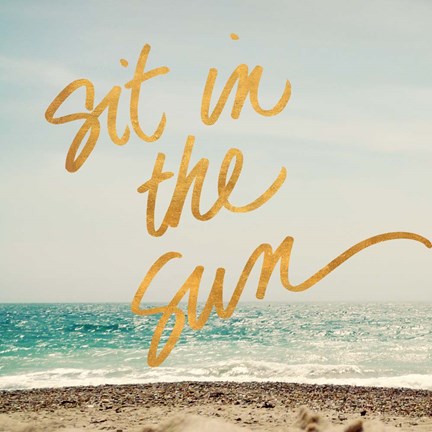 Framed Ready for the Beach I Print