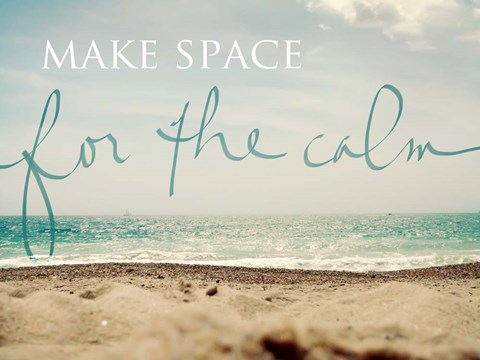 Framed Make Space Print