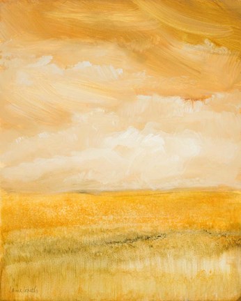 Framed Above Golden Plains II Print