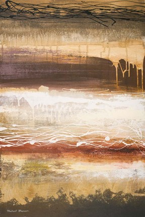 Framed White Wahn I Print