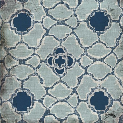 Framed Blue Modele III Print