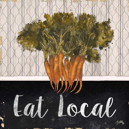 Framed Local Grown I Print