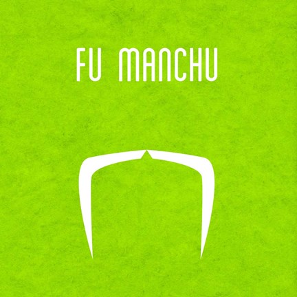 Framed Fu Manchu Print