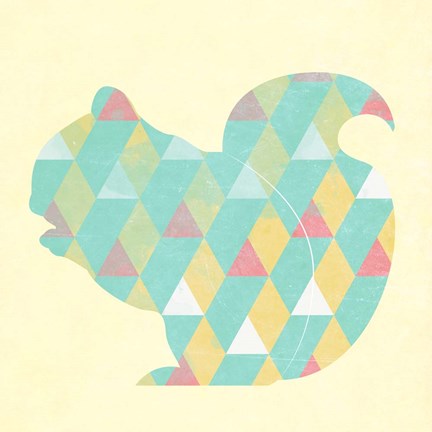 Framed Patterned Nature I Print