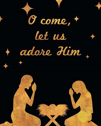 Framed O Christmas I Print