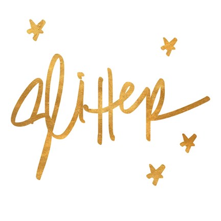 Framed Glitter Print