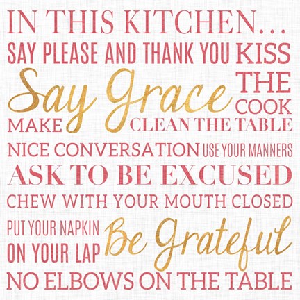 Framed In This Kitchen Print