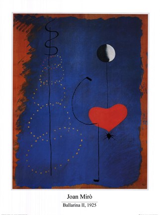 Framed Ballerina II, 1925 Print