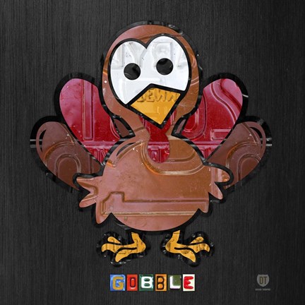 Framed Gobble Print