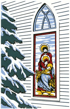 Framed Stained Glass Print