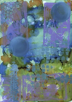 Framed Texture - Blue Print