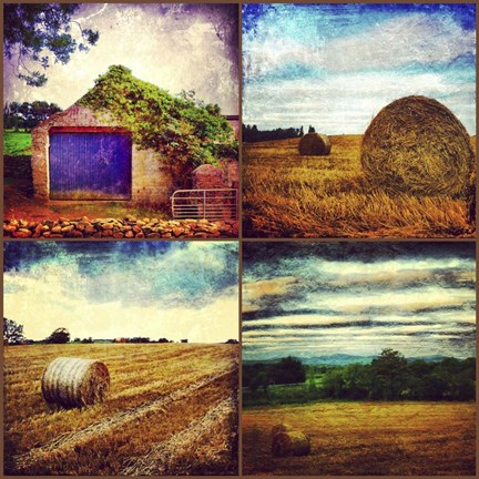 Framed Autumn Farm Print