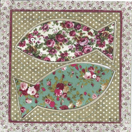 Framed Two Fish Print