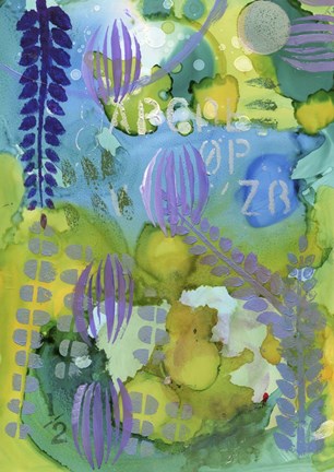 Framed Texture - Pastels Print