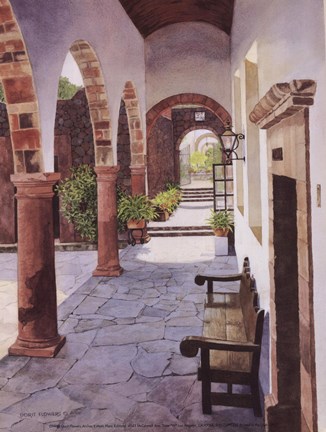 Framed Arches II Print