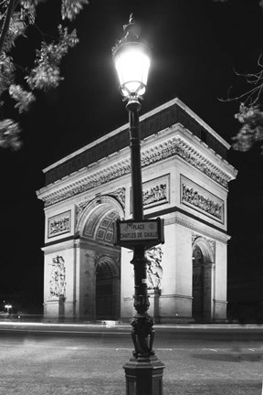 Framed Arch 1 BW Print