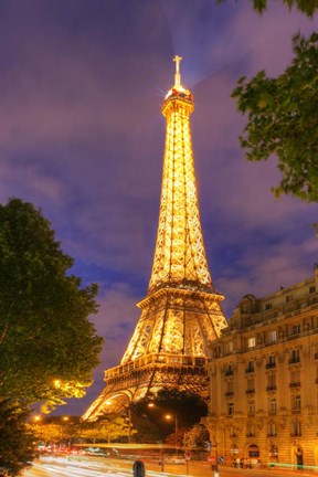 Framed Eiffel Tower 4 Print