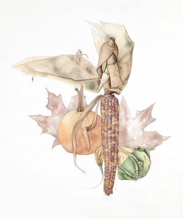 Framed Autumn Medley Print