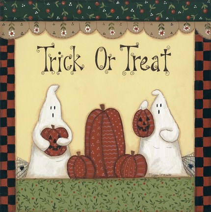 Framed Trick Or Treat Print