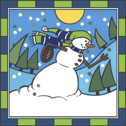 Framed Coalman Football 3 Print