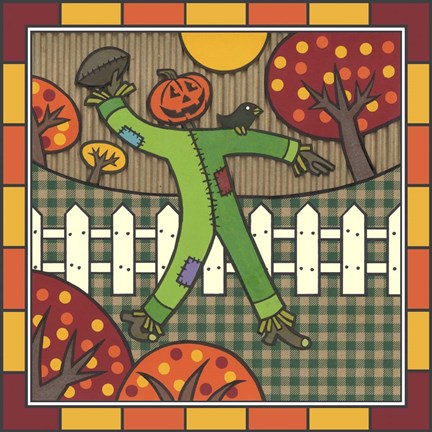 Framed Stitch Football 2 Print