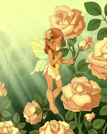 Framed Sweet Rose Print