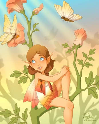 Framed Butterfly Season Print