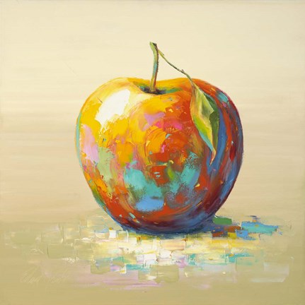 Framed 1 Apple Print