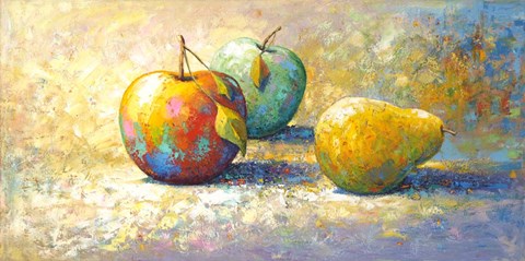 Framed 3 Apple Print