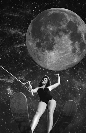 Framed Out There Print