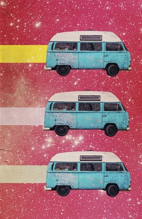 Framed Off We Go Print