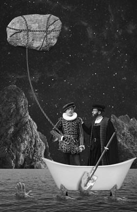 Framed Drifting Away Print