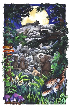 Framed Jungle Book Print