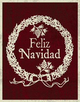 Framed Feliz 1 Print