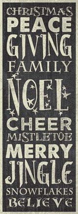 Framed Christmas Print