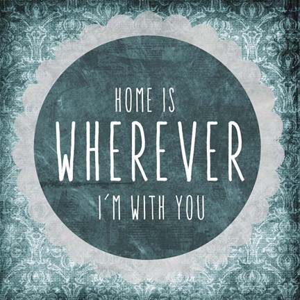 Framed Home Is Print